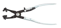 Abgewinkelte Flachband-Schlauchklemmenzange