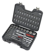 BMCS Stecknuss-Satz 1/4" und 1/2" 76-tlg.