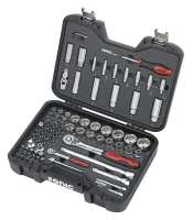 BMCS Stecknuss-Satz 1/4" und 1/2" SAE 85-tlg.