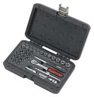 BMCS Stecknuss- und Biteinsatz-Satz 1/4" 35-tlg.