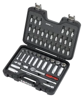 BMCS Stecknuss- und Biteinsatz-Satz 3/8" SAE 53-tlg.
