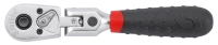 Flexible Ratsche 1/4" 45 Zähne mit Feststellfunktion