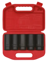 Kraft-Stecknusssatz 1/2" 6-kant 5-tlg.