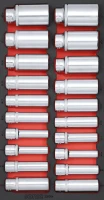 Langnusssatz 1/2" SFS-S SAE 20-tlg.