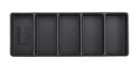 Leere Hartschale zur Aufbewahrung  5 Fächer (145x370x48mm)