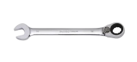 Ring-Gabelschlüssel mit Ratsche gekröpft 12-kant 10mm