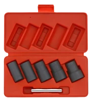 Spiral-Kraft-Stecknuss-Satz 1/2" 5-tlg.